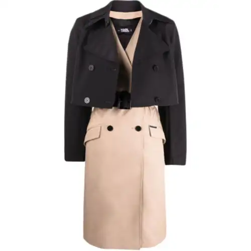 KARL LAGERFELD / Karl Lagerfeld Jeans Trench Coat Women's Multicolor