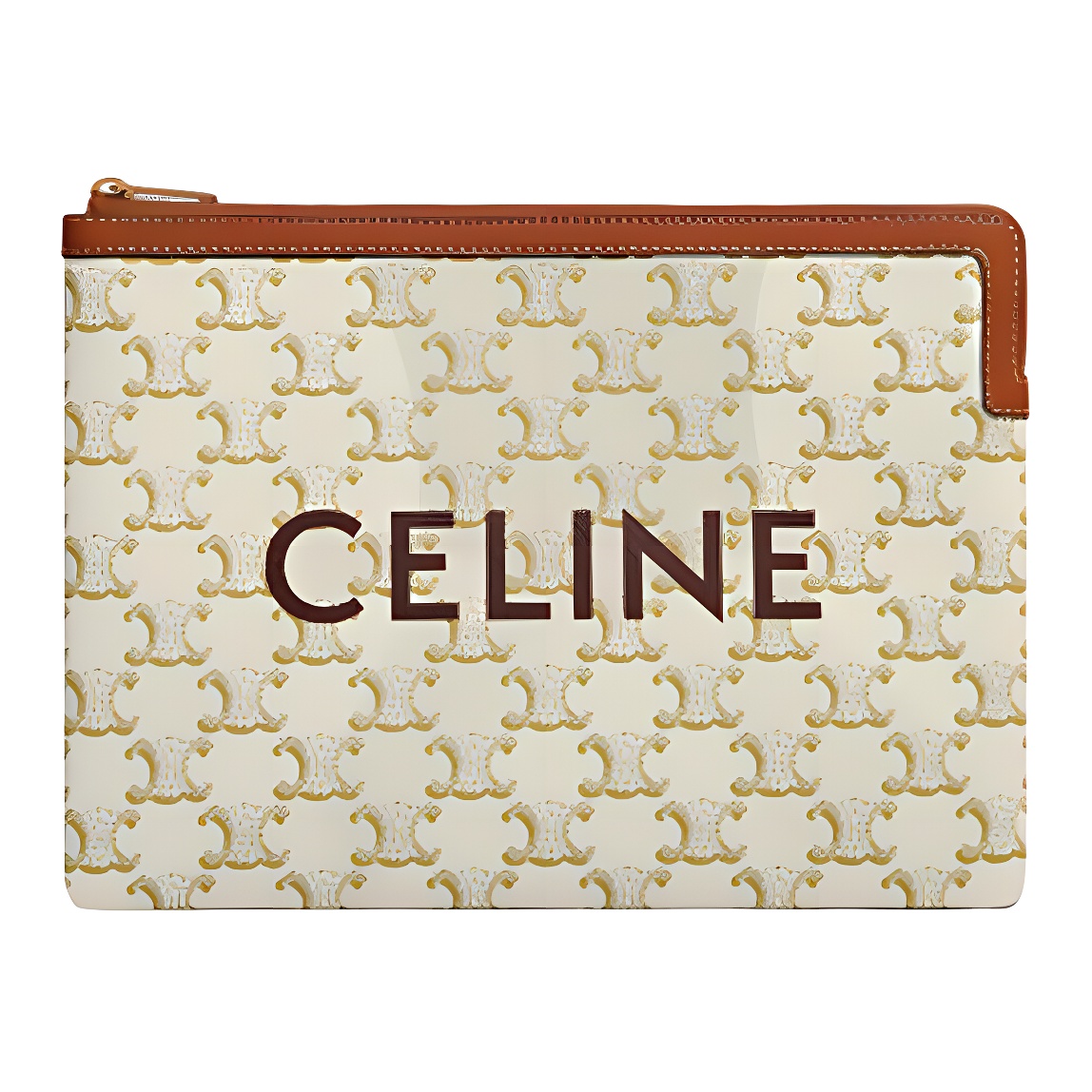 Женский кошелек CELINE Triomphe (белый)