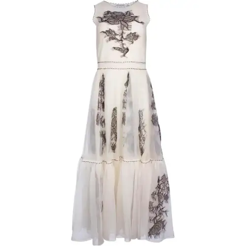 DIOR Sleeveless Dress Women's White