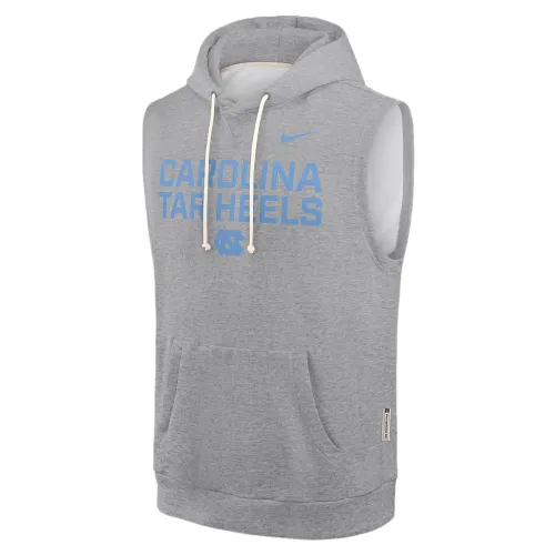 Jordan North Carolina Sideline Men's Jordan Brand Dri-FIT College Sleeveless Pullover Hoodie