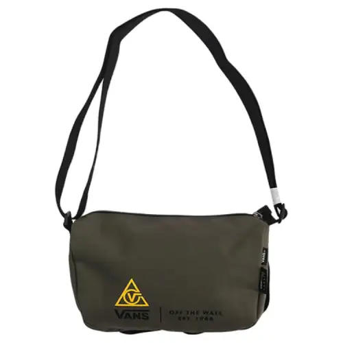 Vans Sports Polyester Crossbody Bag, Shoulder Bag Regular Unisex Army Green