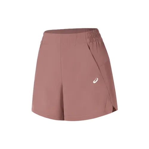ASICS Sports Shorts Women's Pink Moderate Straight Fit Pants