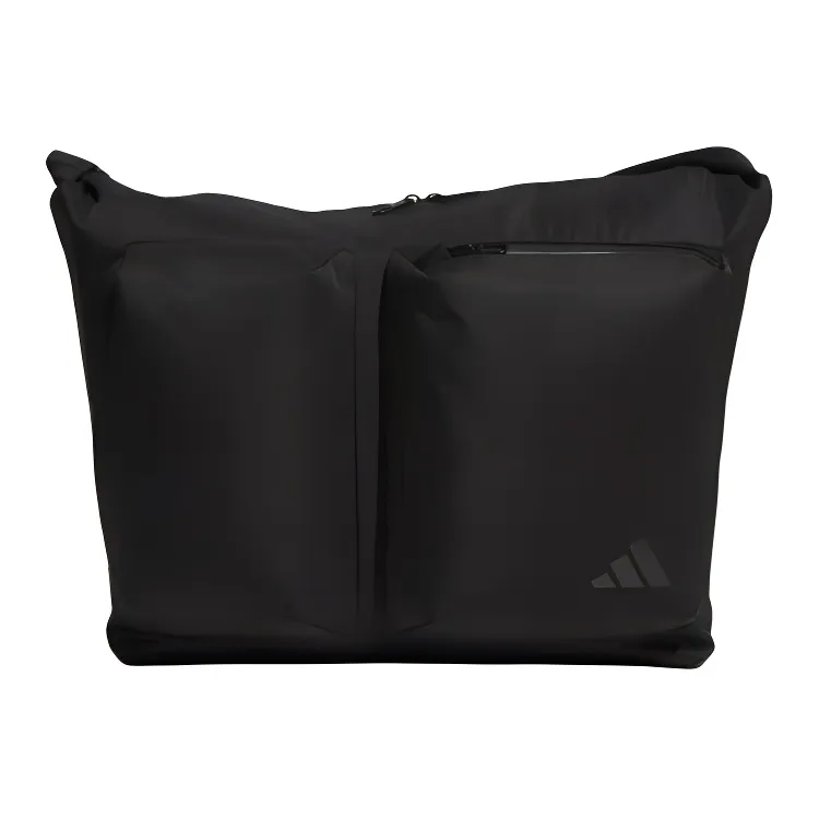 Adidas Recycled Polyester Shoulder Bag, Crossbody Bag Unisex Black