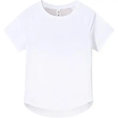 ANTA T Shirts Women's Snowflake White Crew Neck Thin Straight Fit