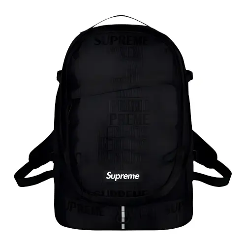 Supreme SS19 Nylon Backpack Regular Unisex Black