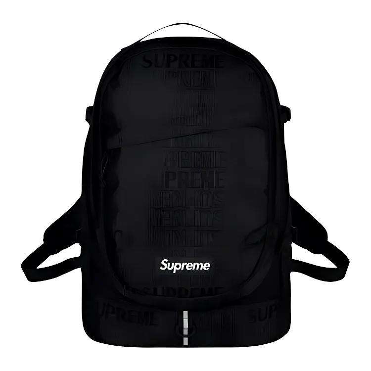 Supreme SS19 Nylon Backpack Regular Unisex Black