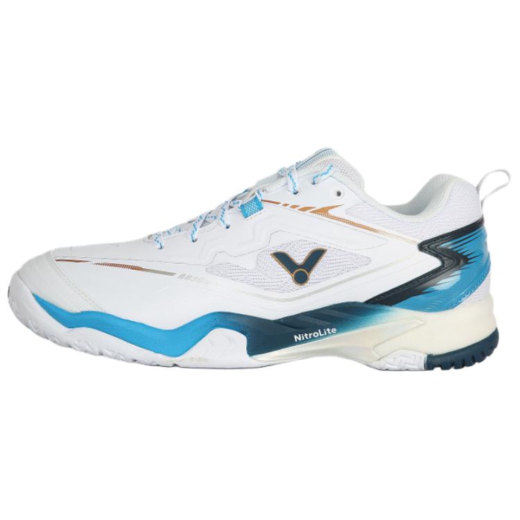 VICTOR Low top Badminton Shoes Men’s White Blue