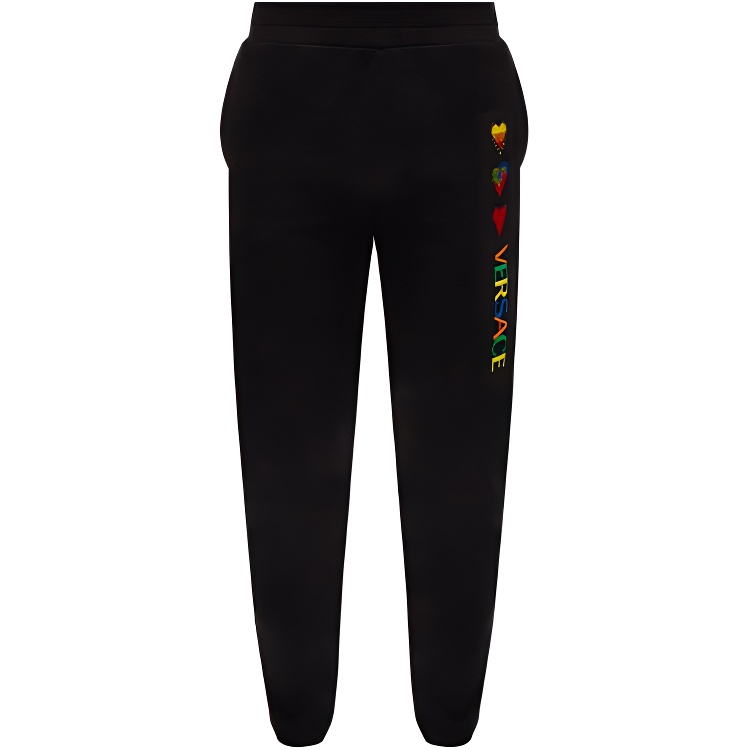 Мужские брюки Versace (черные)