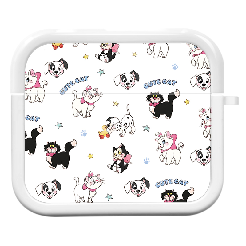 Disney Disney Suitable for Apple/apple airpods second generation/third generation/fourth generation/pro/pro2 generation TPU cute classic cat high-end environmentally friendly material wireless Bluetooth anti-fall earphone case