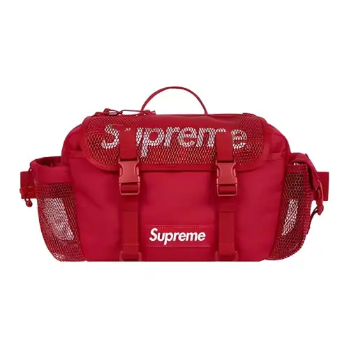 Supreme Polyester Shoulder Bag, Crossbody Bag, Fanny Pack Regular Unisex Red