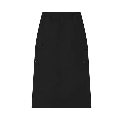 FILA ORIGINALE Casual Long Skirt Women's Jet Black