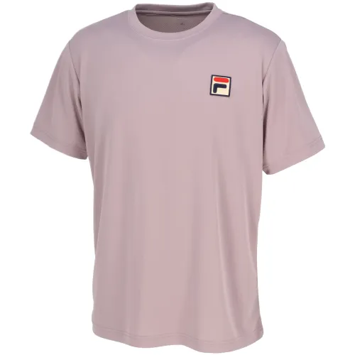 FILA Shirts Men's Pink Crew Neck Moderate