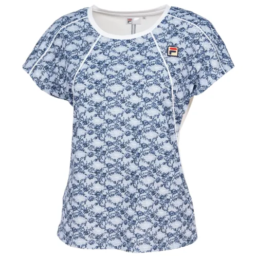 FILA Tennis Tops Women's Navy Crew Neck Moderate