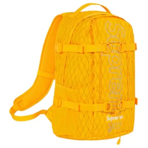 Supreme FW18 Fashion Backpack Regular Unisex Yellow