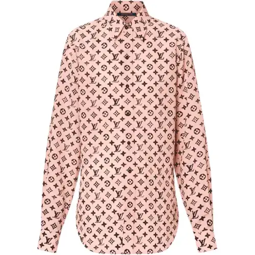 LOUIS VUITTON Monogram SS25 Shirt Women's Pink