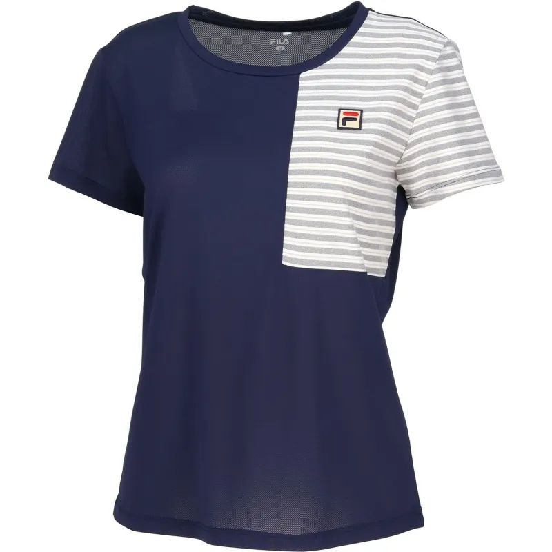 FILA Tennis Tops Women's Blue Crew Neck Moderate