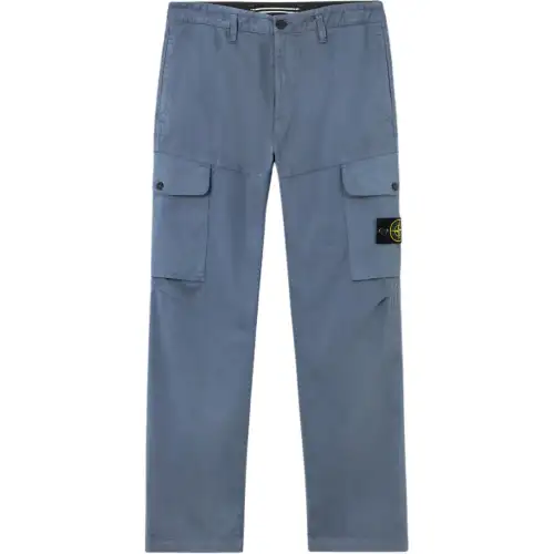 STONE ISLAND Cargo Pants Men's Air Force Blue