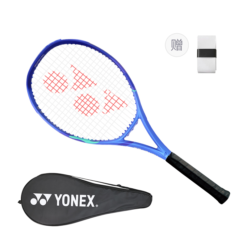 YONEX 08EZAGC G2 Approx. 260g Racket Weight 100 Square Inches Head Size Royal Blue Unisex Carbon Tennis Rackets