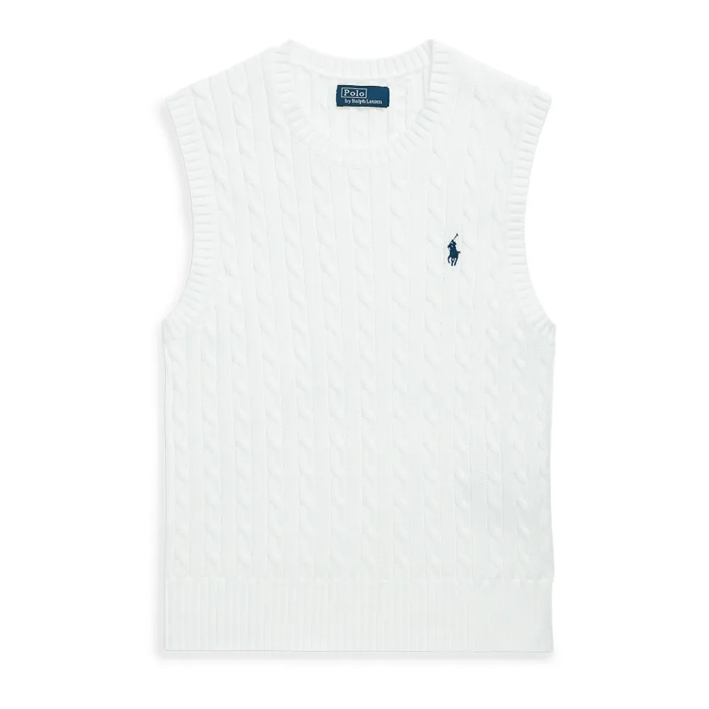 Polo Ralph Lauren Tank Top Straight Fit Version Women's White