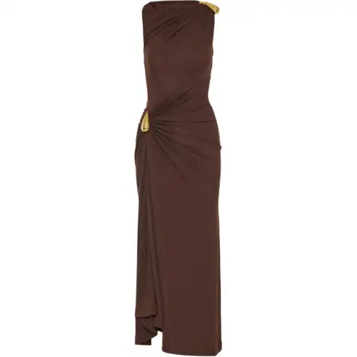 Bottega Veneta Sleeveless Dress Women's Brown