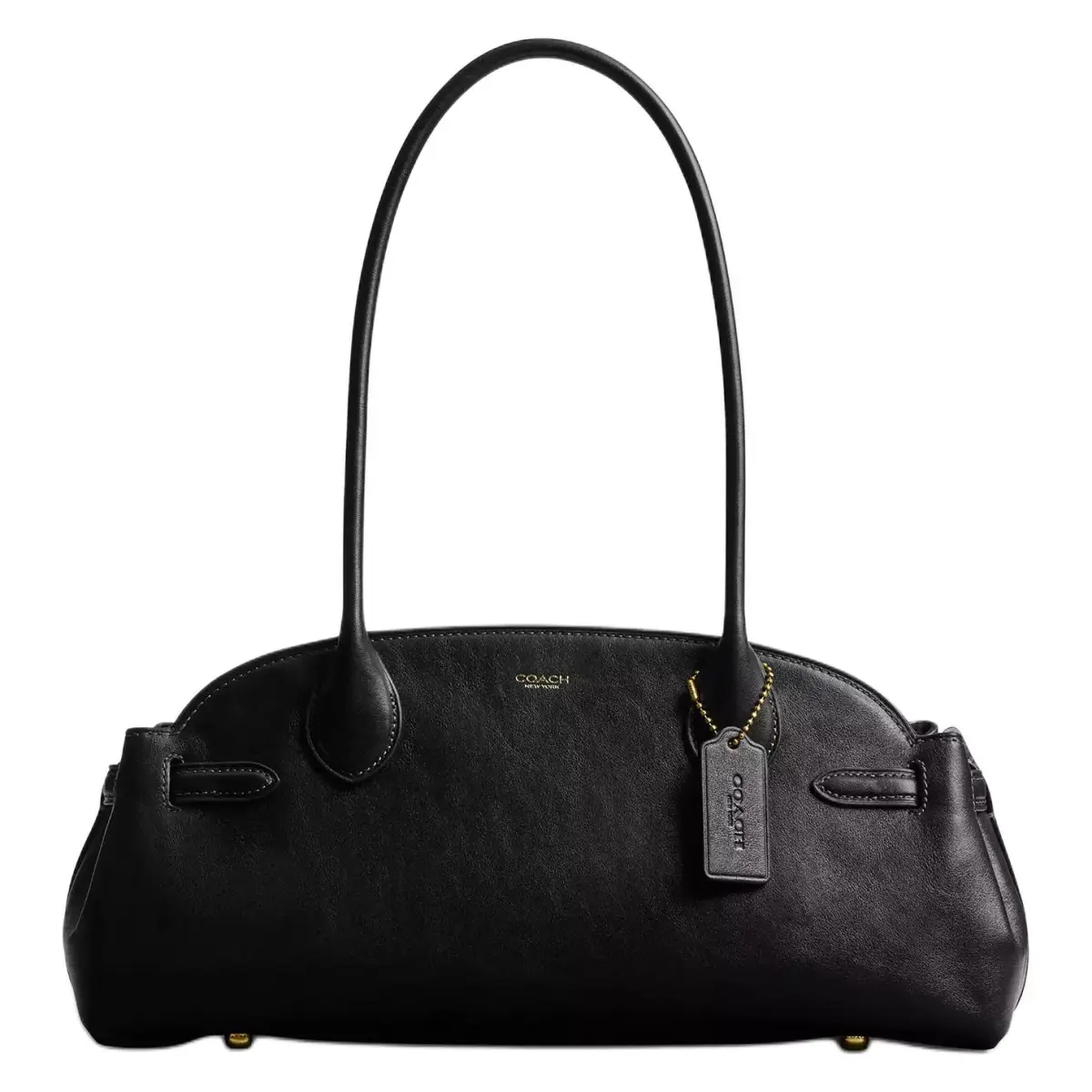 COACH Empire Carryall Cow Leather Shoulder Bag Large Women's Black