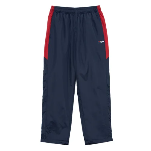 FILA Casual Pants Men's Marine Blue Moderate Straight Fit Pants
