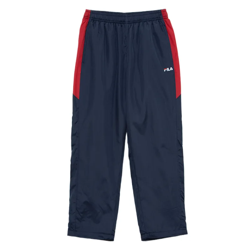 FILA Casual Pants Men's Marine Blue Moderate Straight Fit Pants