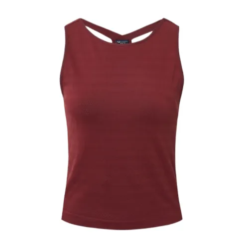 FILA Tennis Tops Women's Red Crew Neck Moderate
