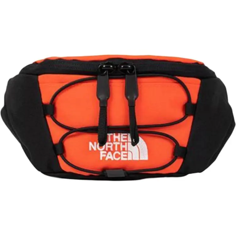 THE NORTH FACE Jester 2.2L Fanny Pack Outdoor Bag Recycled Polyester Vintage Orange & Black Unisex