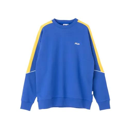 FILA Sweatshirts Men's Blue Crew Neck Moderate Regular