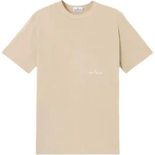 Stone Island logo-embroidered T-shirt