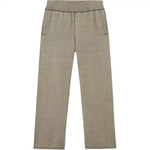 STONE ISLAND Knitted Sweatpants Men's Beige Blue