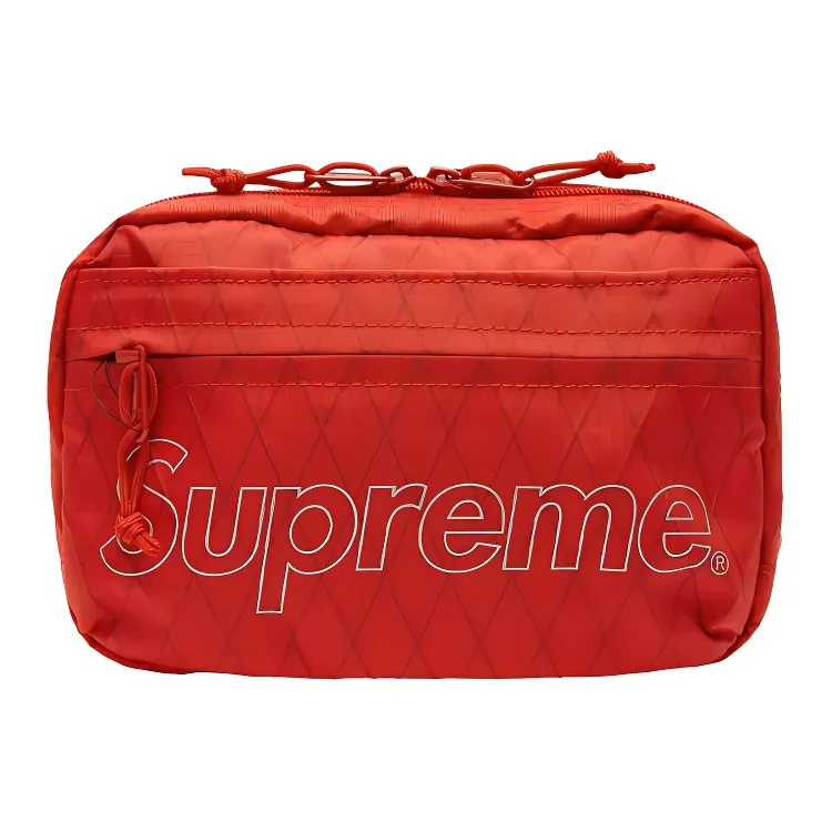 Supreme Nylon Fabric Crossbody Bags Regular Unisex Red