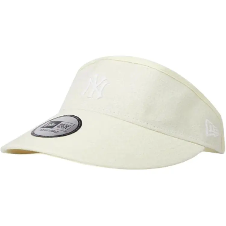 New Era Cotton Linen Sun Protection Hats Unisex White