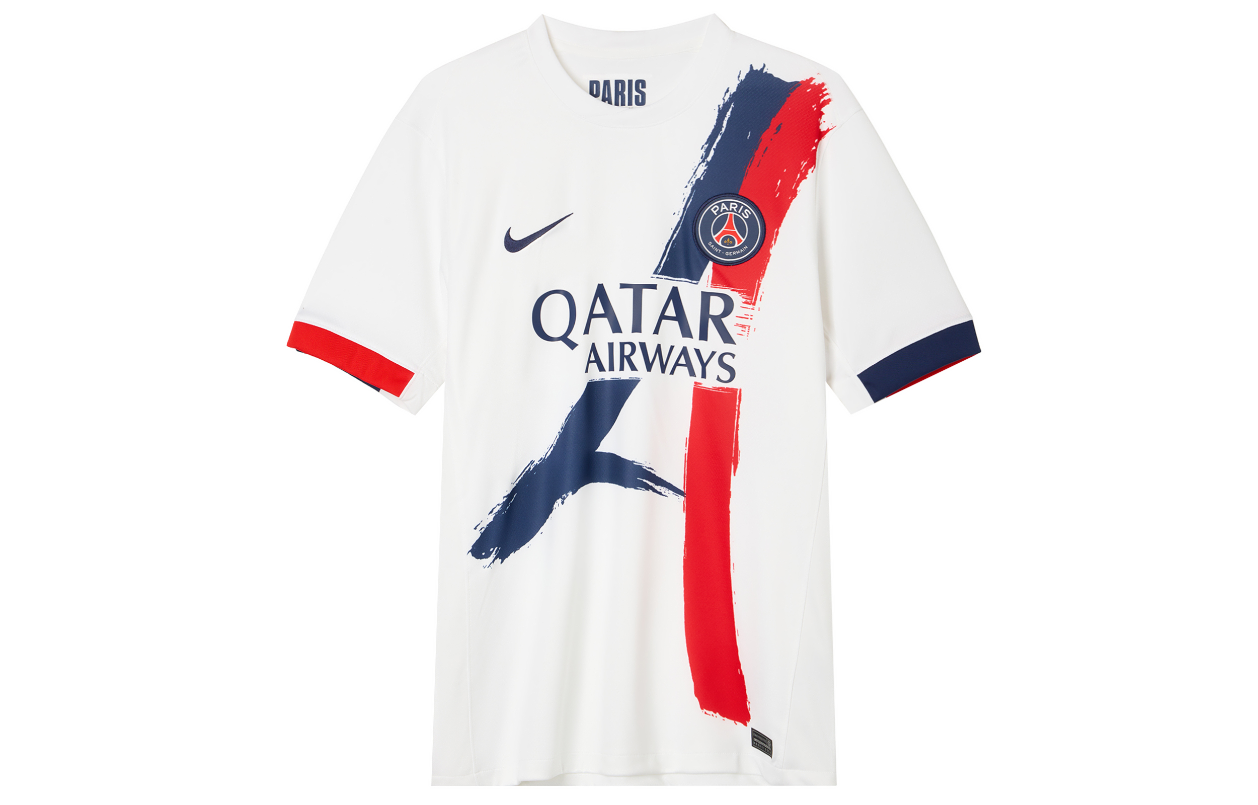Nike Dri-Fit SS24 PSG M NK DF JSY SS STAD AW Paris Saint-Germain Series Brand logo logo short-sleeved round neck football jerseys men and women white