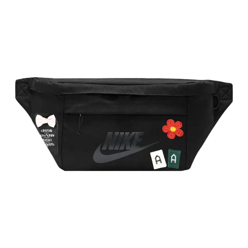 Nike Polyester Messenger Bag, Shoulder Bag, Crossbody Bag, Fanny Pack Regular Unisex Black
