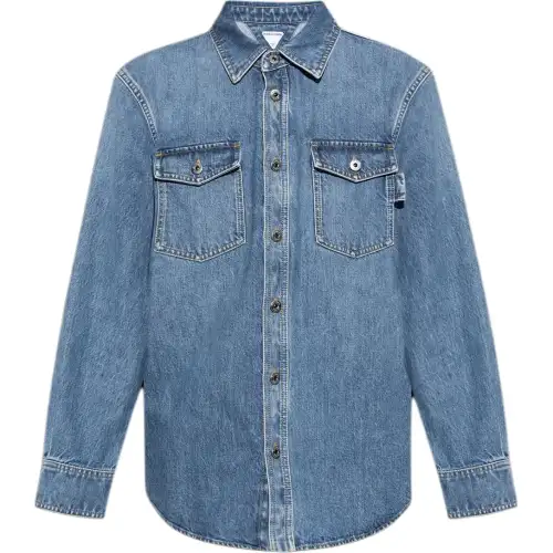 Bottega Veneta Denim Jacket Men's Blue