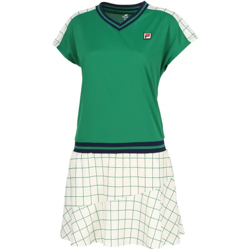 FILA Tennis Tops Women's Green V Neck Moderate