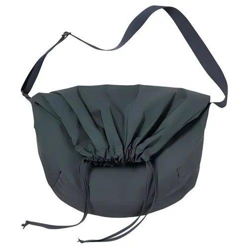 UNIQLO Polyester Crossbody Bags Unisex Dark Gray
