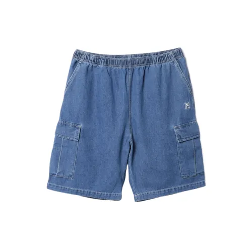 FILA Denim Shorts Men's Blue Moderate
