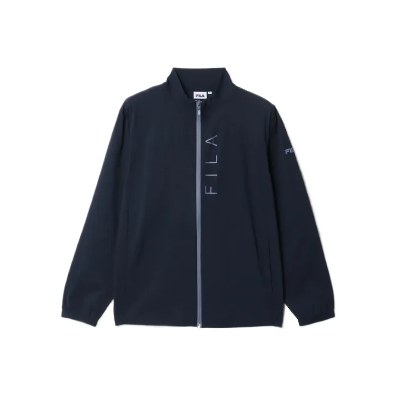 FILA Jackets Men's Blue Stand Collar Moderate Other