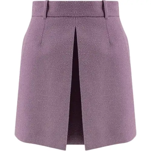 DIOR Casual Short Skirts Women's Purple