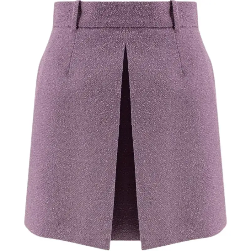 DIOR Casual Short Skirts Women's Purple
