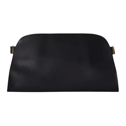 THE ROW Saddle Leather Clutch Women's Black