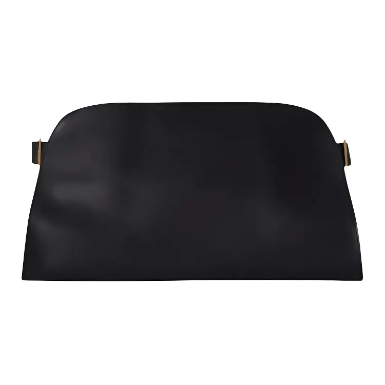 THE ROW Saddle Leather Clutch Women's Black