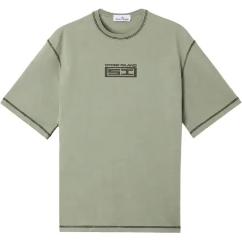STONE ISLAND Cotton Jersey T shirt
