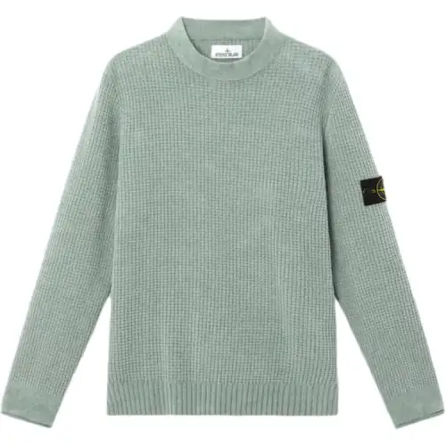 Stone Island waffle-knit cotton sweater