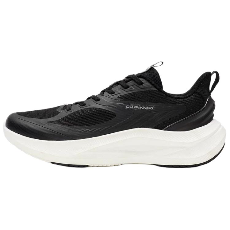 QIAODAN Abrasion Resistant Balance Low top Casual Running Shoes Men’s Black White