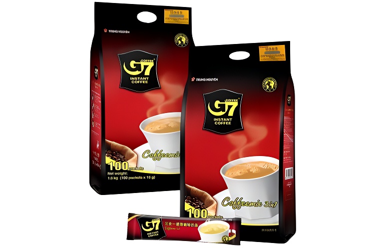 G7 COFFEE INSTANT COFFEE original coffee 1600g*2 bags imported three-in-one instant +1 refreshing student