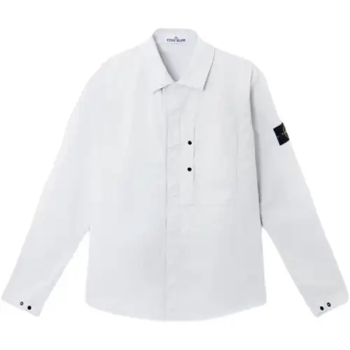 STONE ISLAND Jackets & Coats Men's Sky Blue